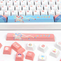 XDA 108ชิ้นโปเกมอน Sylveon ปุ่มกดระเหิด Pbt วิศวกรรมแป้นพิมพ์อะนิเมะการ์ตูนน่ารักอุปกรณ์ต่อพ่วงอุปกรณ์เสริมสำหรับของขวัญเด็ก