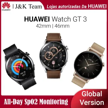 HUAWEI WATCH GT 3 42mm Smartwatch, 7 Days battery life, all-day SpO2  monitoring, Personal AI Running Coach