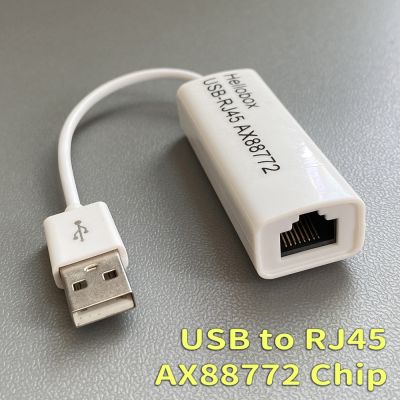 Adaptor USB ke RJ45 USB ke LAN untuk penerima TV satelit hellokox AX88772 Chip LAN kabel adaptor USB 2.0 ke adaptor Ethernet cepat