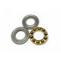 4pcs F2-6M F2.5-6M F3-8M F5-10M F6-12M F7-15M F8-16M F10-18M F12-21M F12-23M Mini 3-in-1 Plane Axial Ball Bearing Thrust Bearing