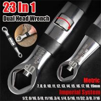 Universal Wrench 23 In 1 Dual Head Imperial Wrench Set Ratchet Adjustable Wrench Spanner Flexible Multifunctional Hand Tool