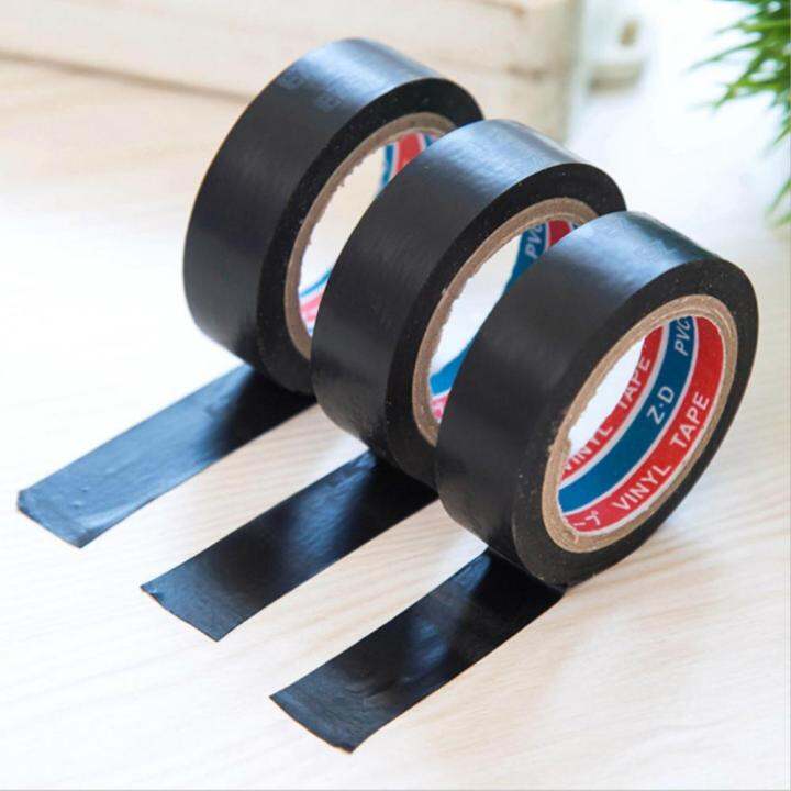 new-pvc-heat-resistant-black-electrician-tape-electrical-tape-waterproof-flame-retardant-6m-insulation-tape-self-adhesive-tape-adhesives-tape