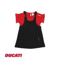 Ducati BABY GIRL PINAFORE พร้อมเสื้อยืด สําหรับเด็กผู้หญิง821724-826105 br