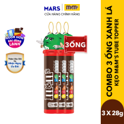 Combo 3 Ống Xanh lá kẹo M&M s Tube Topper 28g