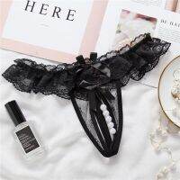 Panties Female Massage G-stings Hollow Young Embroidery T-back Panters