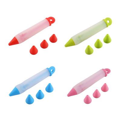 【JH】 Decorating Chocolate Jam Squeezed Gun Syringe Pastry Nozzles Cookie Food Writing Baking Tools