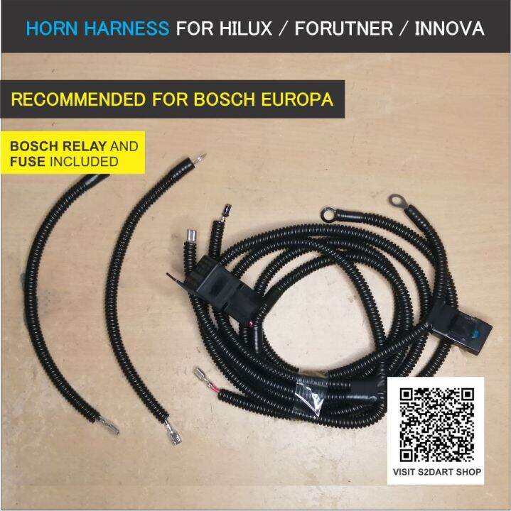 Hilux / Fortuner / Innova Bosch Horn Harness 2 / 4 Horn Connectors