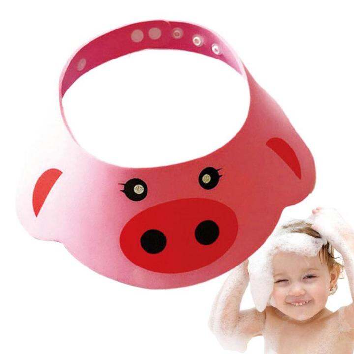 baby-bath-head-protector-cute-adjustable-baby-head-washing-guard-eye-protection-hat-safety-visor-cap-hat-for-toddler-children-infant-pretty