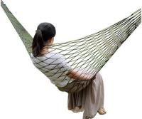 Bold Green Mesh Hammock