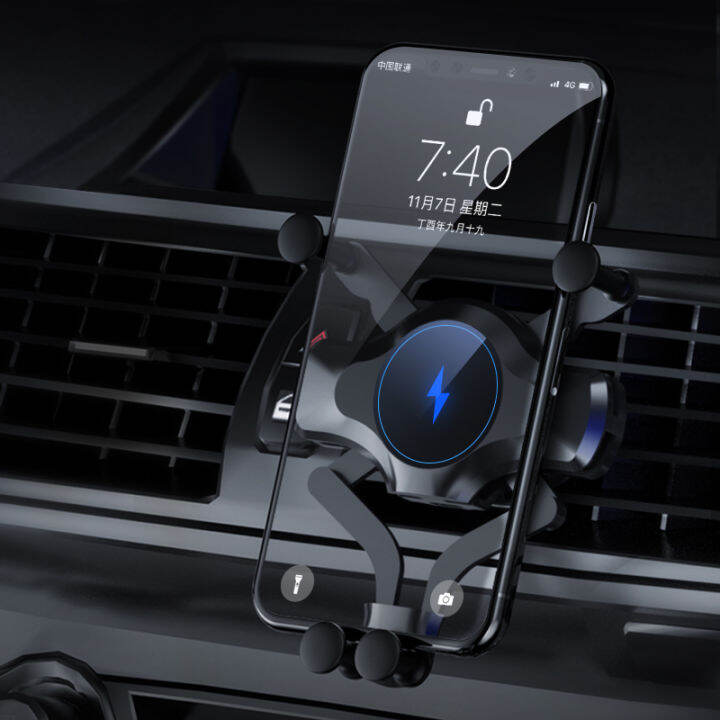 10W Car Wireless Charger For iPhone 13 12 11 Pro Max XS XR X Car
