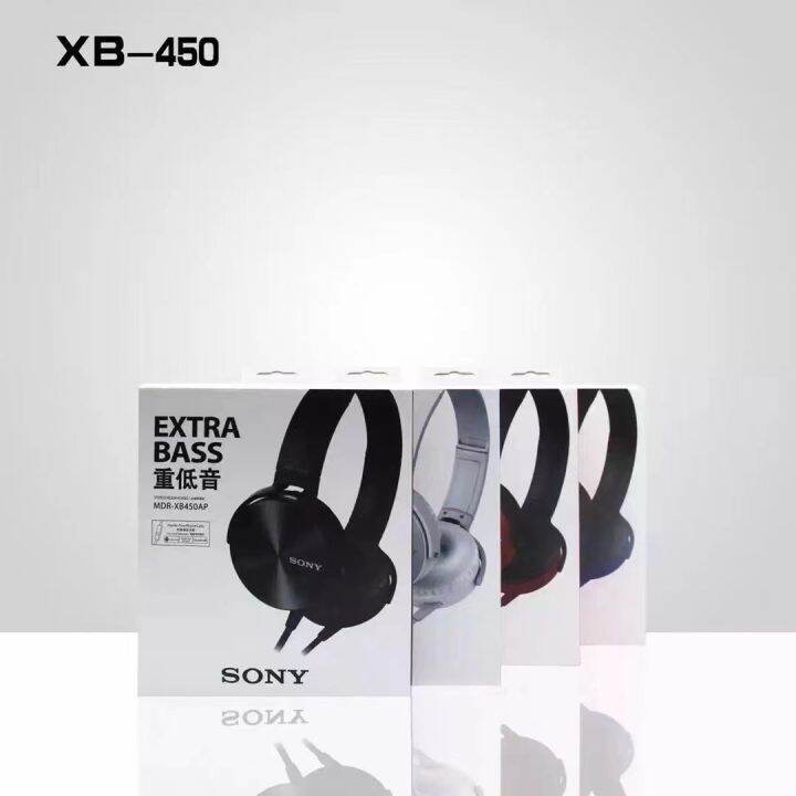 MDRXB450AP Sony Extra Bass OvertheEar Headphones high impedance