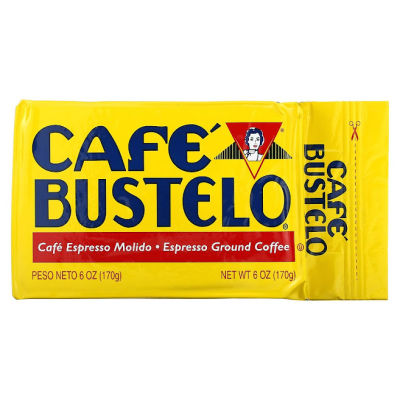 ☕Café Bustelo Espresso Dark Roast Ground Coffee☕ กาแฟคั่วบด เอสเพรสโซ่คั่วเข้ม หอมกรุ่น รสเข้มข้น กาแฟนำเข้าจากอเมริกา🇺🇸 แพ็คสุญญากาศ 170 กรัม