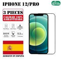 [Phone case]IPhone 12 / 12 Pro 6.1 Quot; ชุด3ชิ้นกระจกกันความร้อนอย่างเต็มที่ปกป้องหน้าจอป้องกันรอยขีดข่วนบางพิเศษ