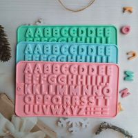 Silicone Chocolate Cake Mould Alphabet Silicone Digital Baking Mold Home DIY Number Letter Molds Decoration Accessories Bread Cake  Cookie Accessories