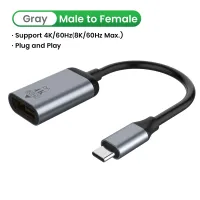 【Hot ticket】 4K USB C เป็น Vga/dp/hdmi-Compatible/สายเคเบิล DP มินิ Type C ถึง HDM Thunderbolt 3อะแดปเตอร์ MacBook Pro S20 4K UHD USB-C