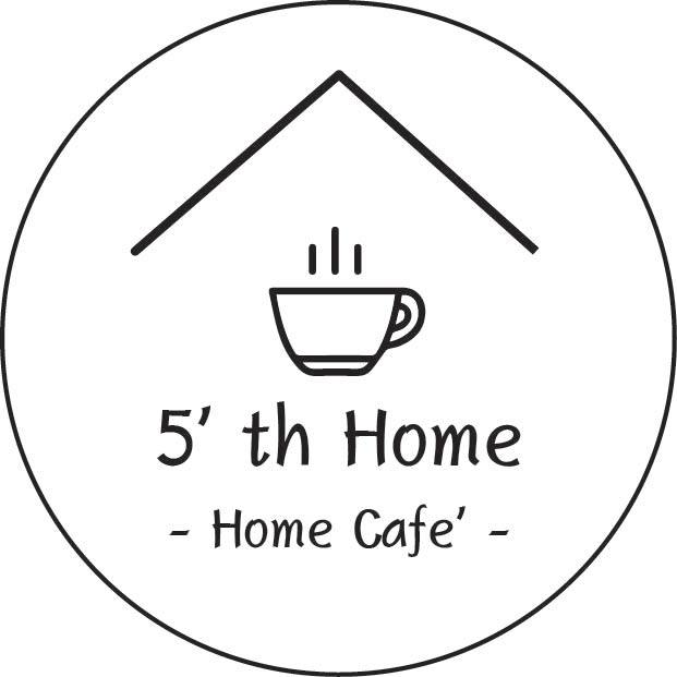5 home cafe สติ๊กเกอณ์แก้สกาแฟ ขวดน้ำ