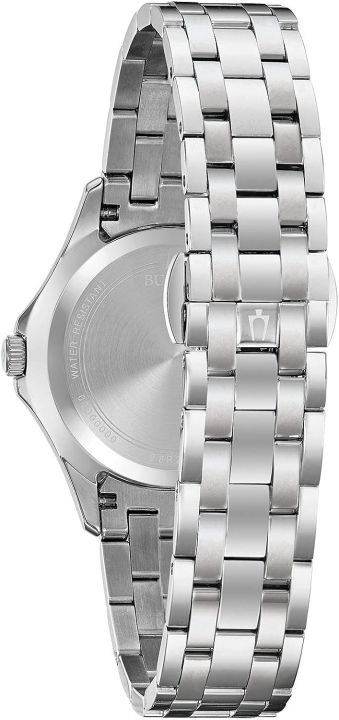 bulova-ladies-classic-stainless-steel-3-hand-quartz-watch-diamond-dial-and-bezel-with-white-mother-of-pearl-dial-style-96r233