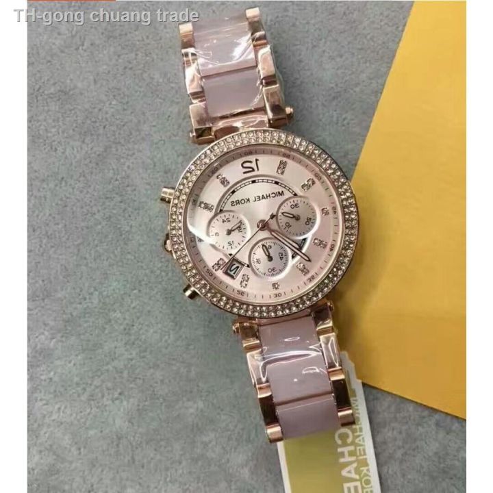 นาฬิกา-michael-kors-mk-parker-mini-multi-function-ladies-watchนาฬิกาแบรนด์เนมแท้100-mk5896