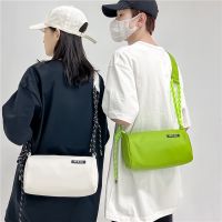 Ulzzang Korean Fashion Nylon Outdoor Sports Ins Japanese 4 Colors Men Sling   Shoulder   Crossbody   Hobo Bag for Men 【JULE】