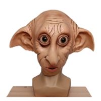 Dobby ชุดเดรสแฟนซีมาสก์ขึ้นหมวกบุคคล Meng Stay เหมือนจริงหน้ากากยางบ้านเอลฟ์พร็อพคอสตูมคอสเพลย์ฮาโลวีน