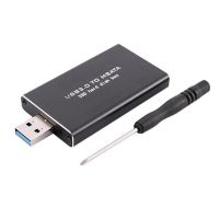 2X MSATA to USB USB 3.0 to MSATA SSD Enclosure USB3.0 to MSATA Case Hard Disk Adapter M2 SSD External HDD Box HDD Case