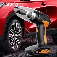 120W Portable Tire Inflator Pump 150PSI Handheld Wireless Car Vacuum Cleaner 4-in-1 Cordless Car Air Compressor Tire Air Pump