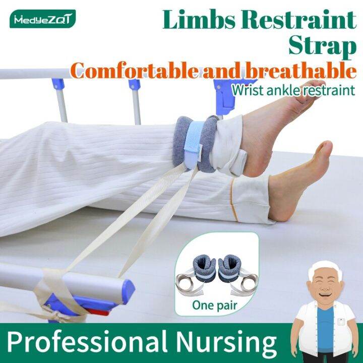 Limb Strap Sponge Restraint Belt Anti Off Bed Wrist Fixator For Elderly