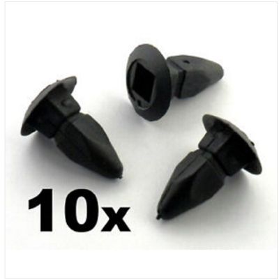 10x For Seat Plastic Grommet/ Nut- Bodywork Wings Bumpers Wheel Arches Spoilers