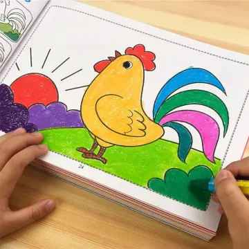 Colouring Book With Simple Pictures For 3-6 years Kids/For