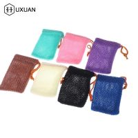 【YF】 Linen Nylon Soap Saver Bag Pouch Bar Plentiful Bubble Foam Bags Exfoliating Mesh For Shower Soaps Holder Pocket