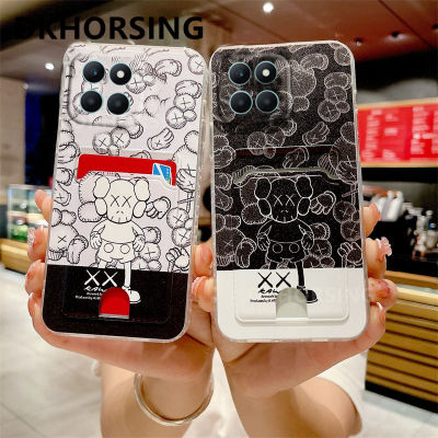 DKHORSING X6A เคสสำหรับ HONOR/X5 Plus หมีน่ารักซิลิโคนนิ่มเคสโทรศัพท์ Honor X6a 4G ถุงคลุมกระเป๋าการ์ดทนต่อแรงสั่น X5Plus เพื่อเป็นเกียรติแก่