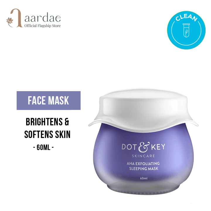 Dot & Key AHA Exfoliating Sleeping Mask Lazada Singapore