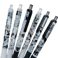 LOVWK ปากกาหมึกเจล Luffy Zoro Sanji นามิ Usopp Robi ของเล่นตัวการ์ตูนสำหรับเด็กปากกาปากกาเขียนเครื่องเขียน