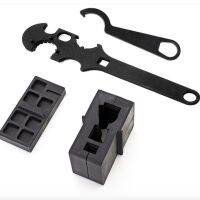 สินค้าขายดี++ ⊕❍[ผลิตภัณฑ์ใหม่] [Removal tool] AR disassembly 4-piece combination AR-15 all-steel wrench combination tool M4 multi-fun ราคาถูก ประแจเลื่อน  ประแจปอนด์ ประแจหกเหลี่ยม  ประแจแหวน
