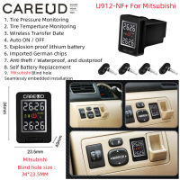 CAREUD U912-NF + ภายใน TPMS รถยนต์ TPMS ระบบตรวจสอบความดันลมยางรถยนต์สำหรับมิตซูบิชิ Blindhole Groove Requirement ขนาด 34 * 23.5 (H * W)