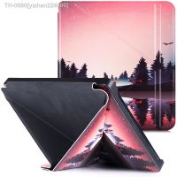 ☞⊙◙ yizhan224080 Capa fina para tolino vision 6 ereader (2021 release)-couro premium do plutônio origami suporte capa com despertar sono automático