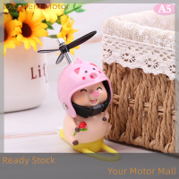 Excellent Car Pink Pig ceramics STRAP set จักรยานมอเตอร์หมวกกันน็อคจักรยานอุปกรณ์ตกแต่งรถยนต์
