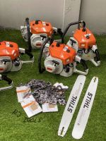 เลื่อยSTIHL 070 (รุ่นใหญ่ที่สุด)  พร้อมอุปกรณ์ครบชุด บาร์โซ่ เลือกขนาดบาร์โซ่ได้  กำลัง 6.5 แรงม้า (4,800 วัตต์) สตาร์ทติดง่าย ร้อนไม่ดับ