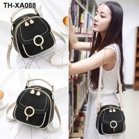 niche female 2023 double shoulder bag new ins web celebrity portable worn joker senior students