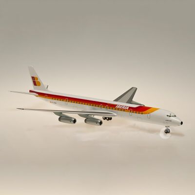 28.5CM ABS Plastic Plane Model Toy 1:200 Scale Douglas DC-8-63 EC-BSE IBERIA Airline Aircraft Planes Model Airplanes Plane