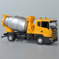 โมเดลรถบรรทุกคอนกรีตจําลอง สเกล 1:43 Scania T420 Cement Concrete Mixer Truck พร้อมเสียง และไฟ