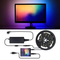 【☸2023 New☸】 na07037036036666 ชุด Ambilight 5050แสง Rgb สีฝันสำหรับ Hdtv เดสก์ท็อปพีซีทั้งชุดพื้นหลังของหน้าจอเทปประดับไฟ2M 4M 5M