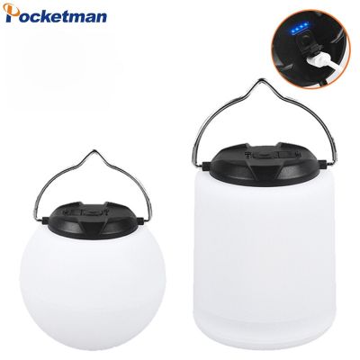 Portable Camping Light Outdoor Hanging Light USB Rechargeable Night Light Waterproof Tent Light Lamp Emergency Light