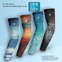 ขี่จักรยาน UPF 50 + UV แขนแขน ICE Men Anti-sunburn Breathable Cool Muff กีฬากลางแจ้งแขนสำหรับตกปลาวิ่ง-sdfwerwewewq