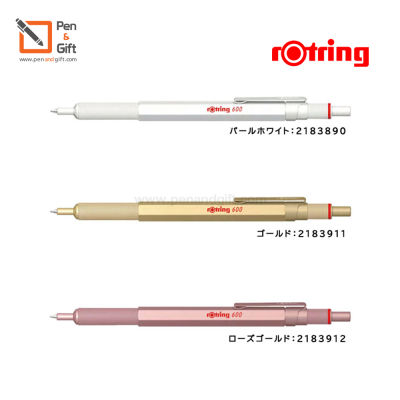 ปากกาลูกลื่น Rotring 600 Series ปากกาเขียนแบบ ขนาด 1.0 - Rotring Ballpoint Pen new Color Limited from Japan