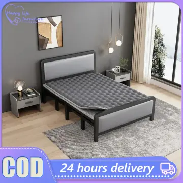 Iron cot hot sale double