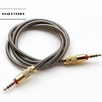 Spring Male to Male Pair Recording Cable 3.5 Car AUX Car Audio Cable Stereo Cable Metal Connection Cable 3.5mm