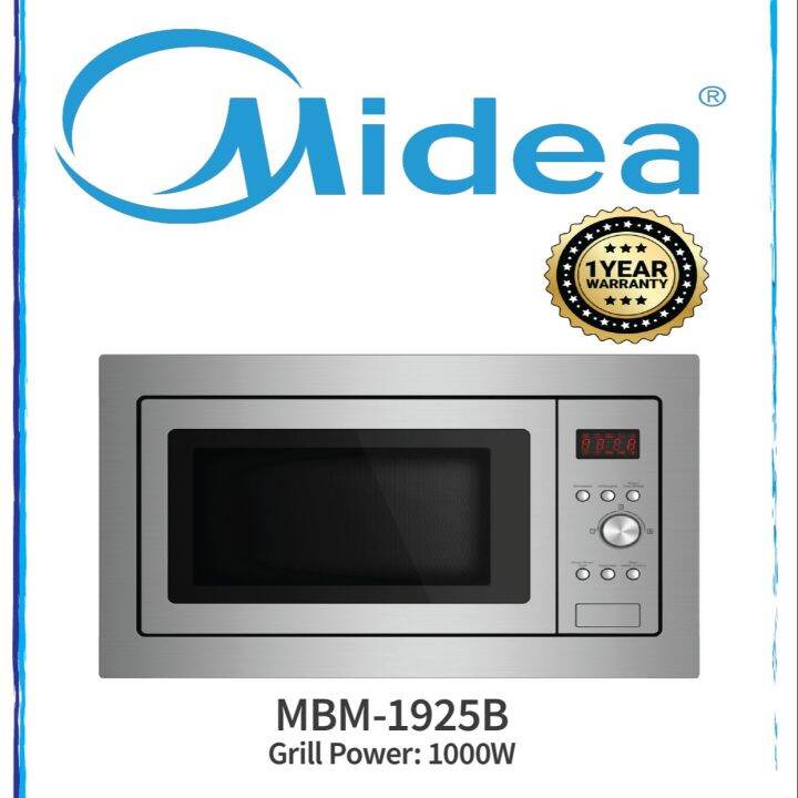 MIDEA BUILTIN MICROWAVE OVEN MBM1925 ( 25L CAVITY ) Lazada