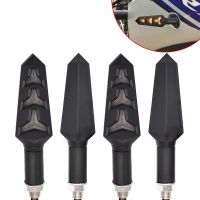 ✿ Motorcycle Signals Lamp Turn Signal Light Fishbone Flowing Water LED For KAWASAKI Z750S Z750 ZX6 ZX9R ZXR400 ZZR600 Z1000 ZX10R