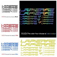 [Xiaofeitian Auto Supplies] Lapierre-kit2น่ารักสติกเกอร์ติดรถยนต์มือจับประตูรถยนต์สติกเกอร์มือจับประตูรูปลอก